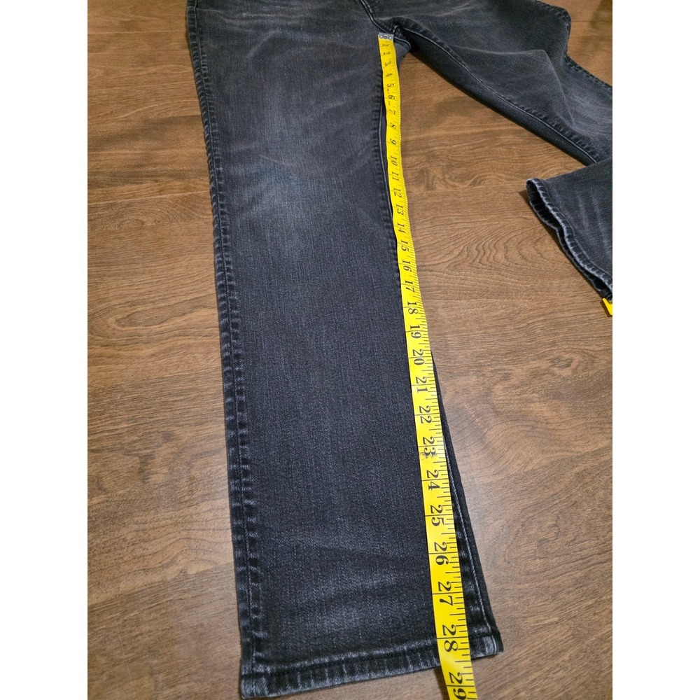 American Eagle Airflex+ Mens Washed Black Denim‎ Jeans 34x29 Stretch 5-Pocket - Picture 11 of 14
